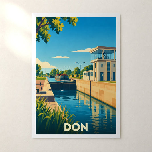 Affiche Don (Nord) – sans cadre, accrochée au mur
