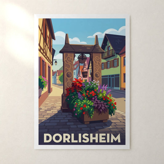 Affiche Dorlisheim – sans cadre, accrochée au mur