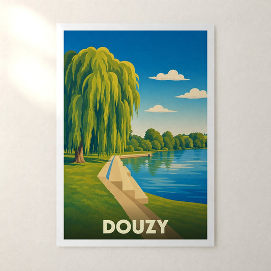 Affiche Douzy – sans cadre, accrochée au mur