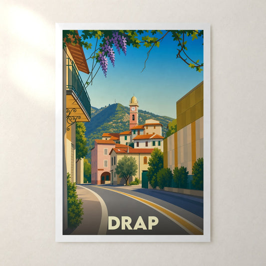 Affiche Drap – sans cadre, accrochée au mur