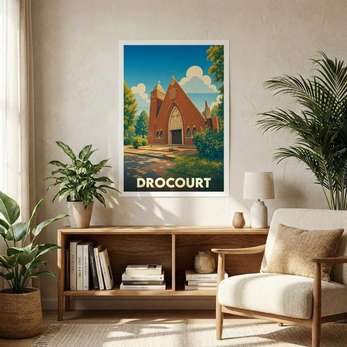 Affiche A1 (59,4 x 84,1 cm) Sans cadre souvenir de Drocourt