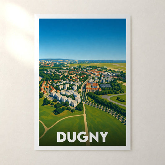 Affiche Dugny – sans cadre, accrochée au mur