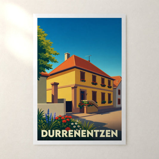 Affiche Durrenentzen – sans cadre, accrochée au mur