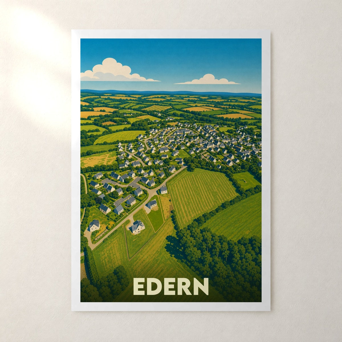 Affiche Edern – sans cadre, accrochée au mur