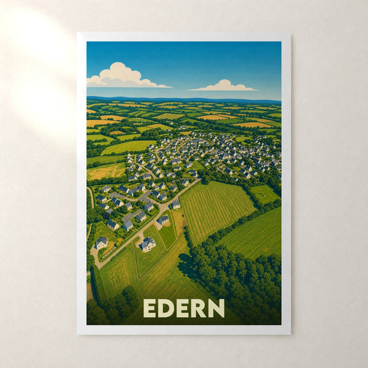 Affiche Edern – sans cadre, accrochée au mur