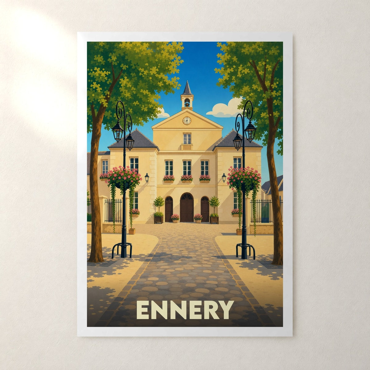 Affiche Ennery – sans cadre, accrochée au mur