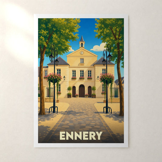 Affiche Ennery – sans cadre, accrochée au mur
