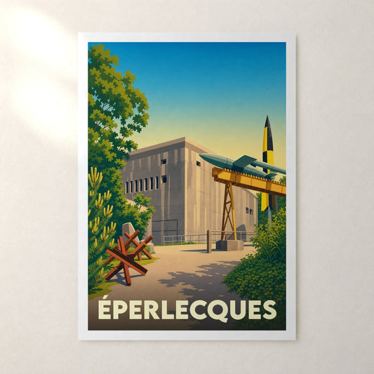 Affiche Éperlecques – sans cadre, accrochée au mur