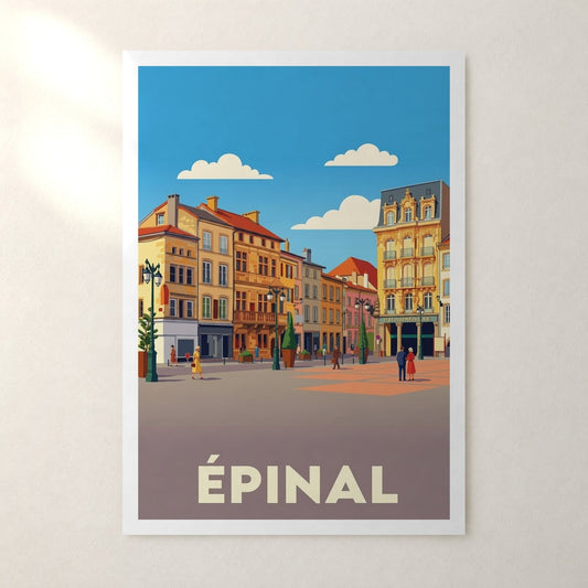 Affiche Épinal – sans cadre, accrochée au mur