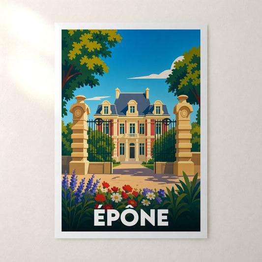 Affiche Épône – sans cadre, accrochée au mur
