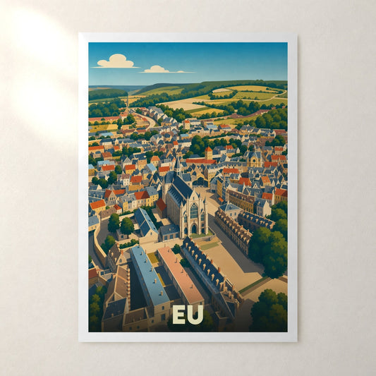 Affiche Eu – sans cadre, accrochée au mur