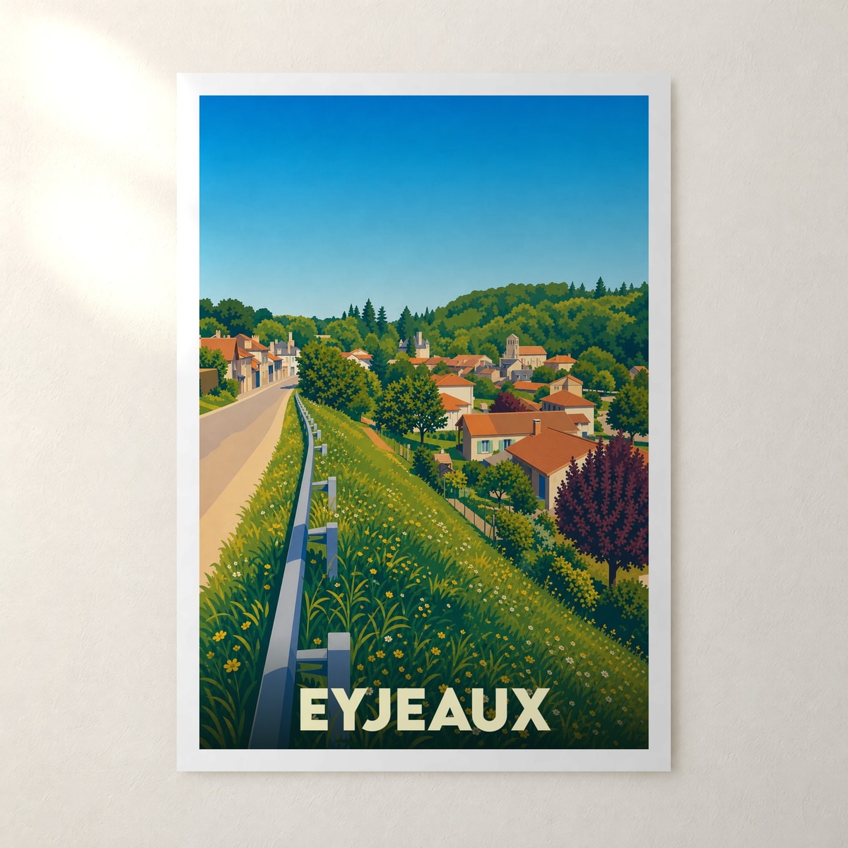 Affiche Eyjeaux – sans cadre, accrochée au mur