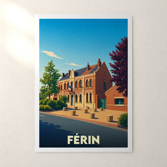 Affiche Férin – sans cadre, accrochée au mur