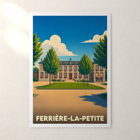 Affiche Ferrière-la-Petite – sans cadre, accrochée au mur