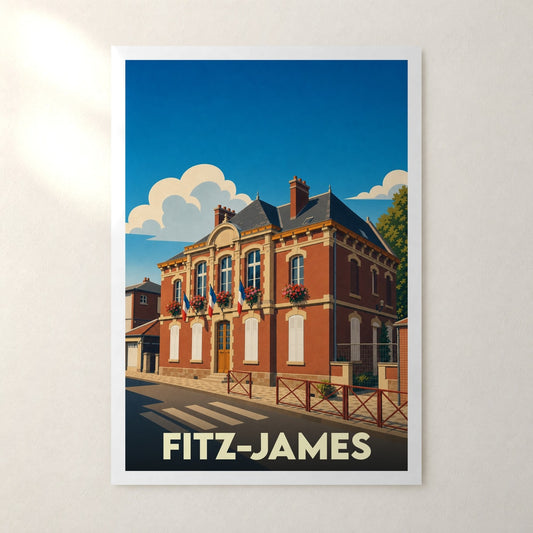 Affiche Fitz-James – sans cadre, accrochée au mur