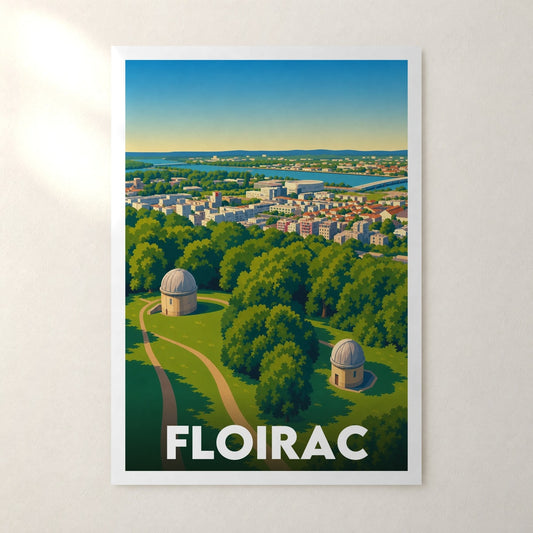 Affiche Floirac – sans cadre, accrochée au mur