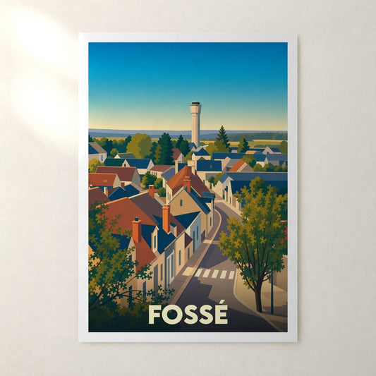 Affiche Fossé – sans cadre, accrochée au mur