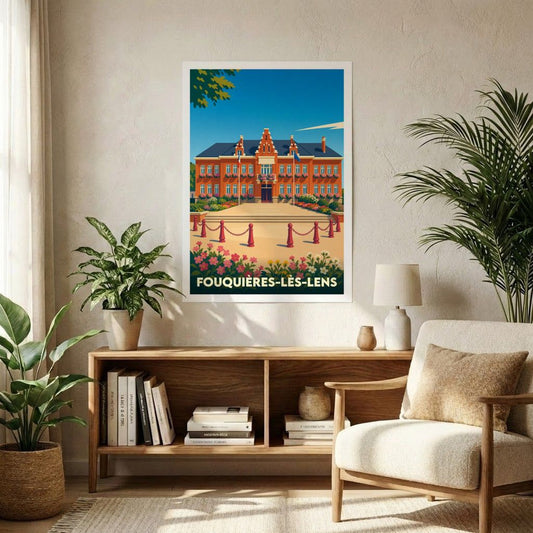 Affiche A1 (59,4 x 84,1 cm) Sans cadre souvenir de Fouquières-lès-Lens