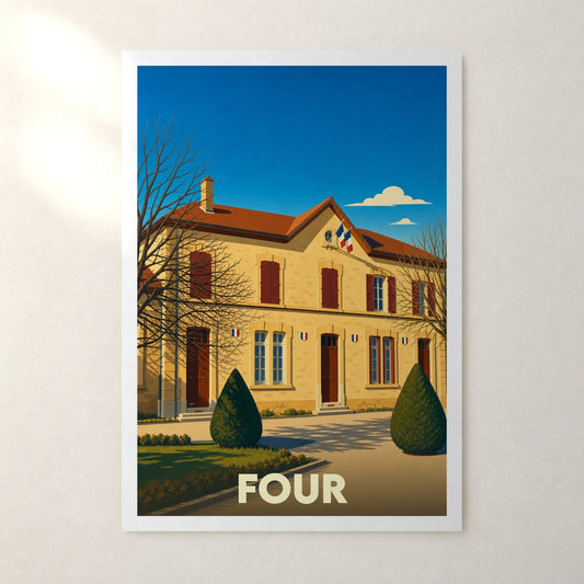 Affiche Four – sans cadre, accrochée au mur