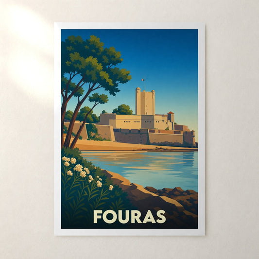 Affiche Fouras – sans cadre, accrochée au mur