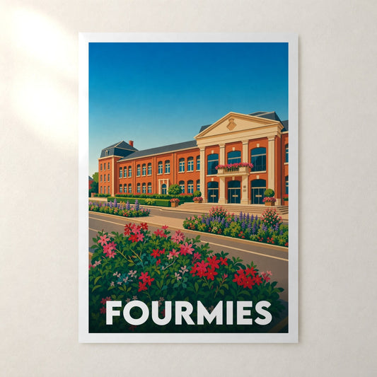 Affiche Fourmies – sans cadre, accrochée au mur