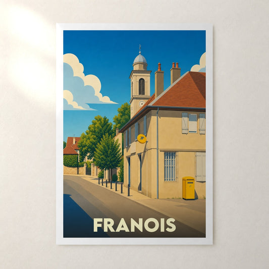 Affiche Franois – sans cadre, accrochée au mur