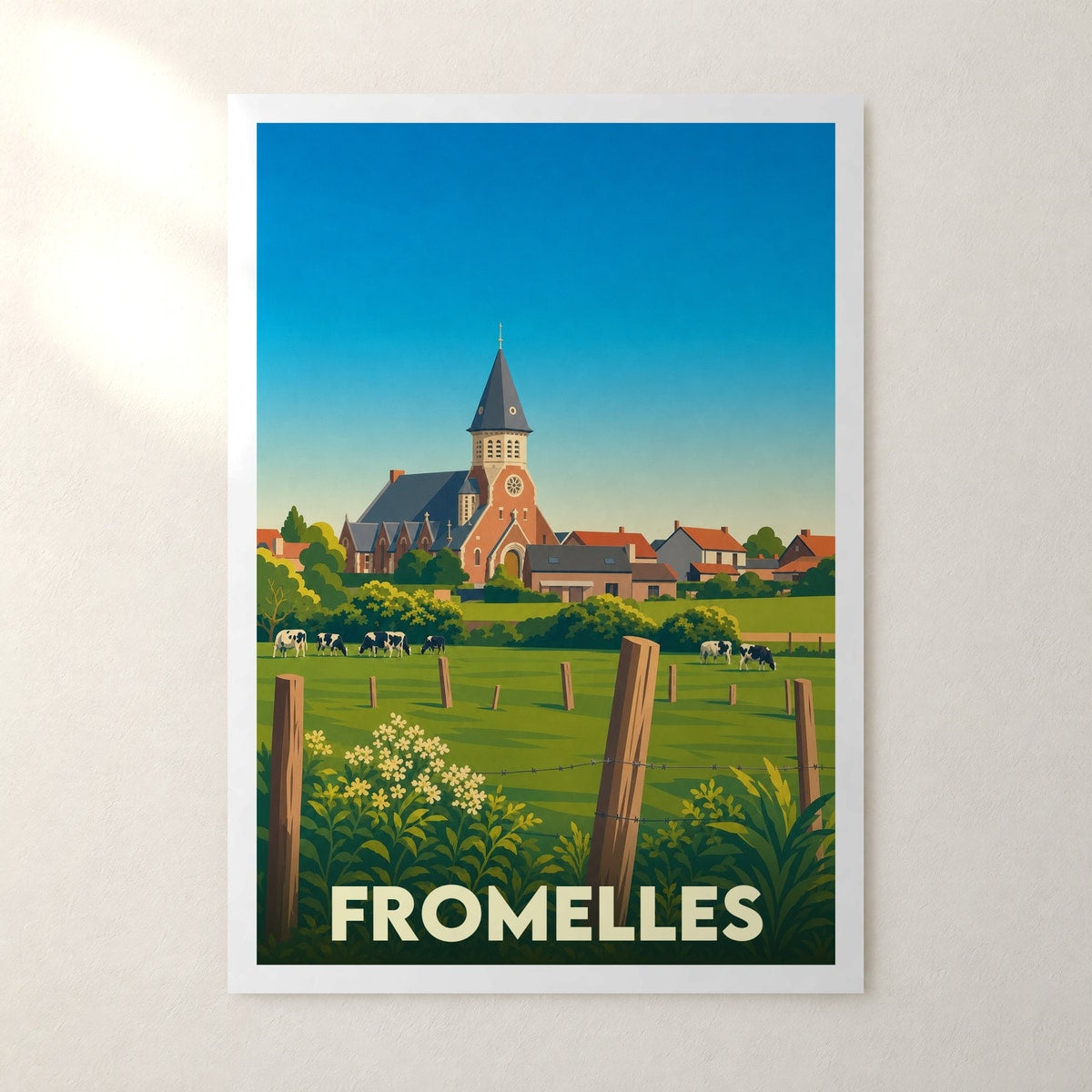 Affiche Fromelles – sans cadre, accrochée au mur