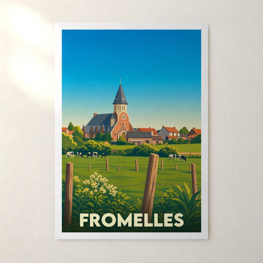 Affiche Fromelles – sans cadre, accrochée au mur