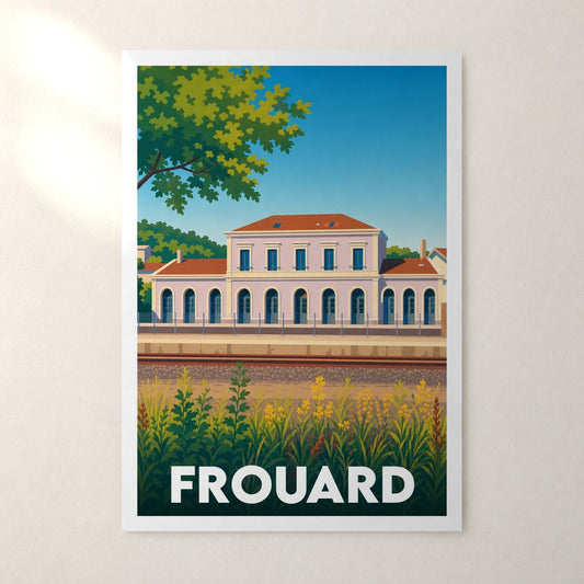 Affiche Frouard – sans cadre, accrochée au mur