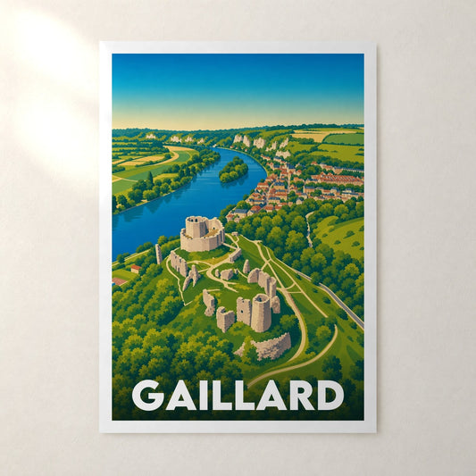 Affiche Gaillard – sans cadre, accrochée au mur