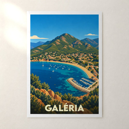 Affiche Galéria – sans cadre, accrochée au mur