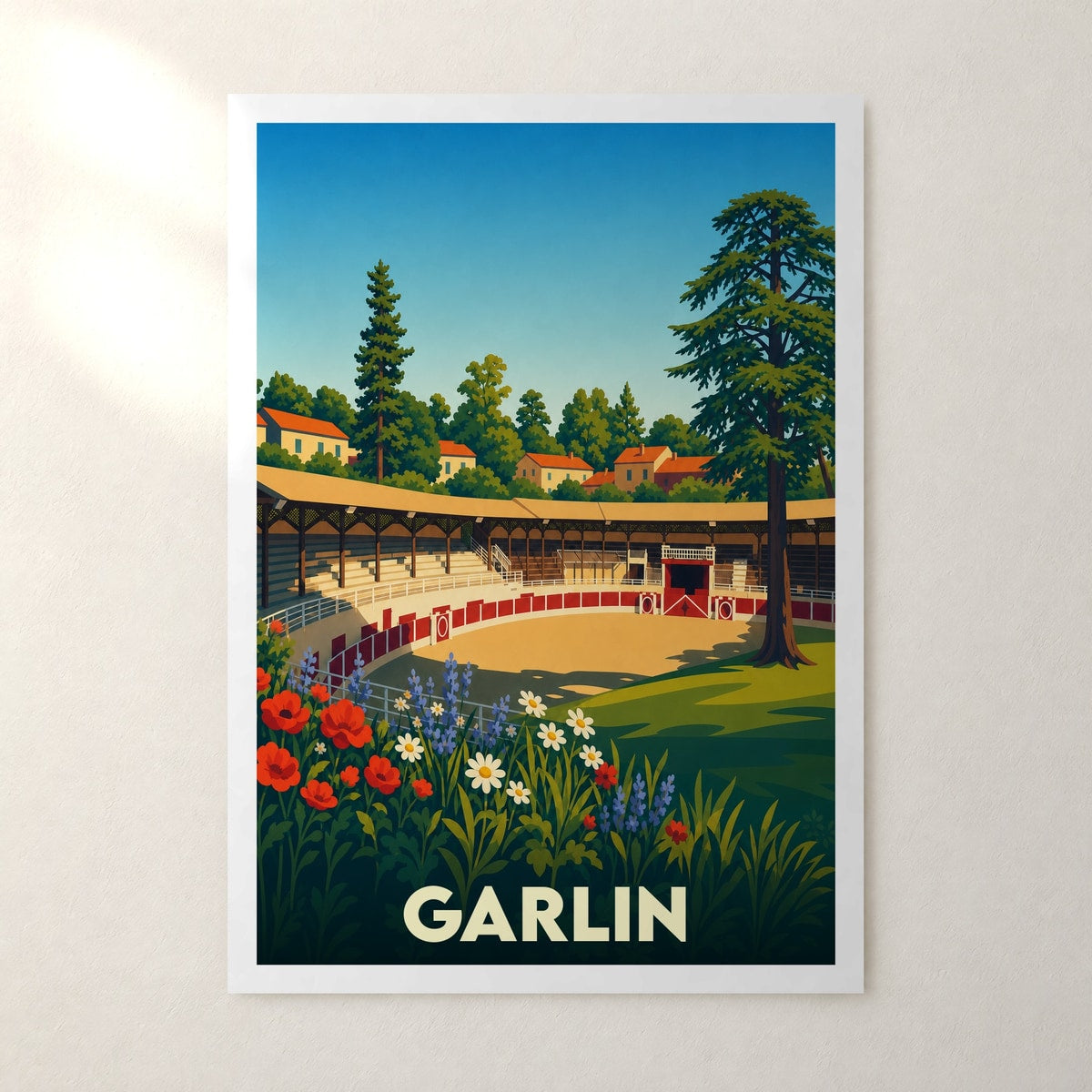 Affiche Garlin – sans cadre, accrochée au mur