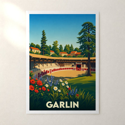 Affiche Garlin – sans cadre, accrochée au mur