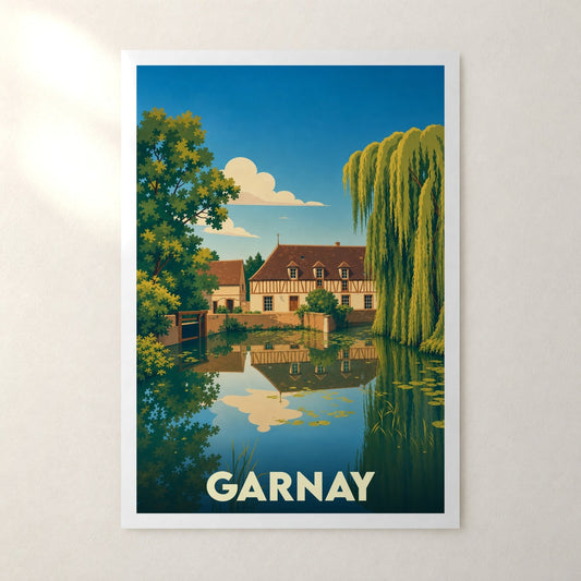 Affiche Garnay – sans cadre, accrochée au mur