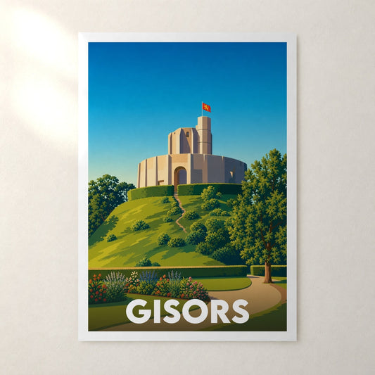Affiche Gisors – sans cadre, accrochée au mur