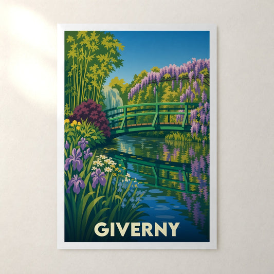 Affiche Giverny – sans cadre, accrochée au mur