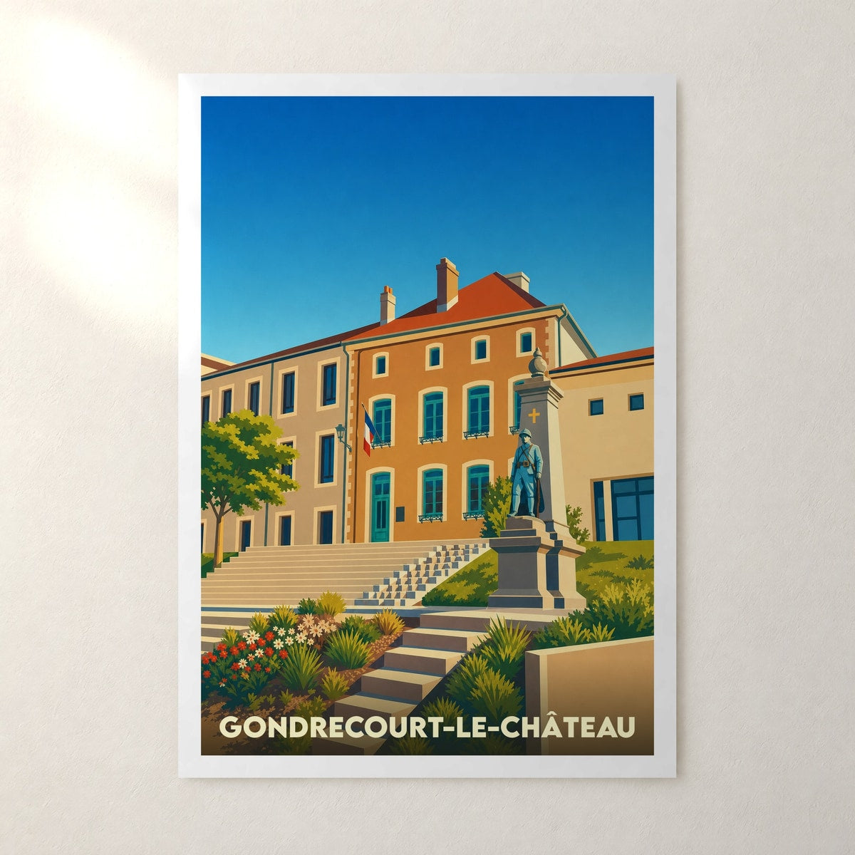 Affiche Gondrecourt-le-Château – sans cadre, accrochée au mur