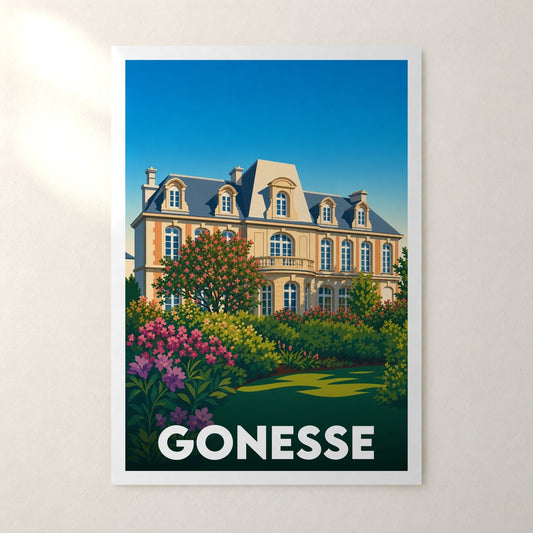 Affiche Gonesse – sans cadre, accrochée au mur