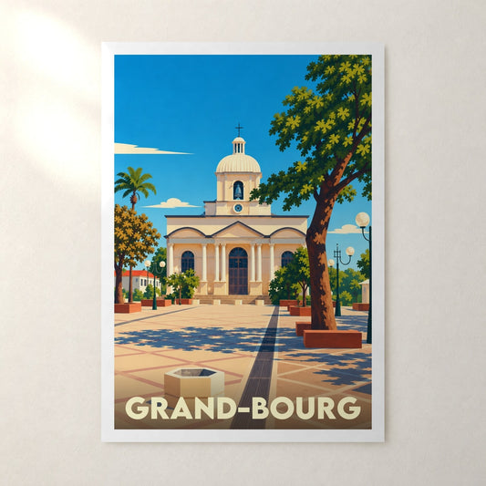 Affiche Grand-Bourg – sans cadre, accrochée au mur