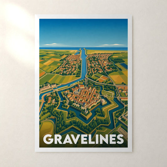 Affiche Gravelines – sans cadre, accrochée au mur