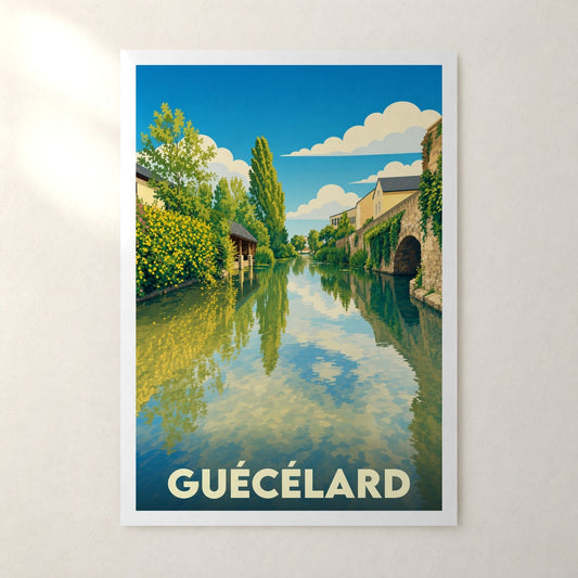 Affiche Guécélard – sans cadre, accrochée au mur