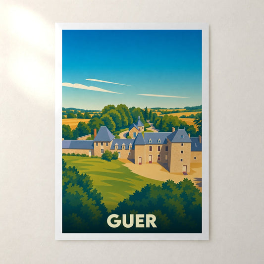 Affiche Guer – sans cadre, accrochée au mur