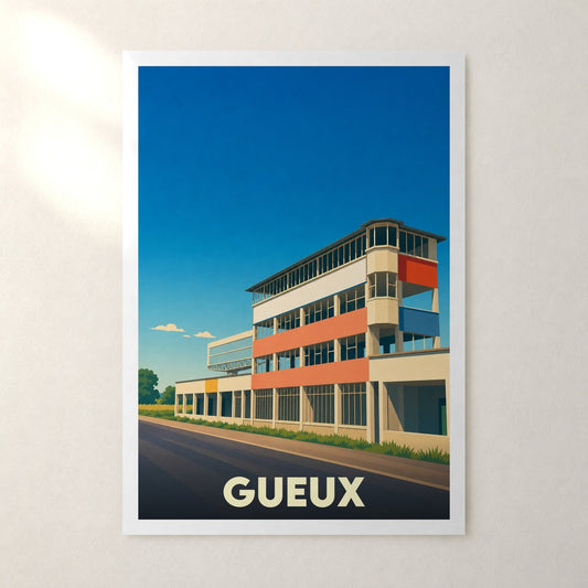 Affiche Gueux – sans cadre, accrochée au mur