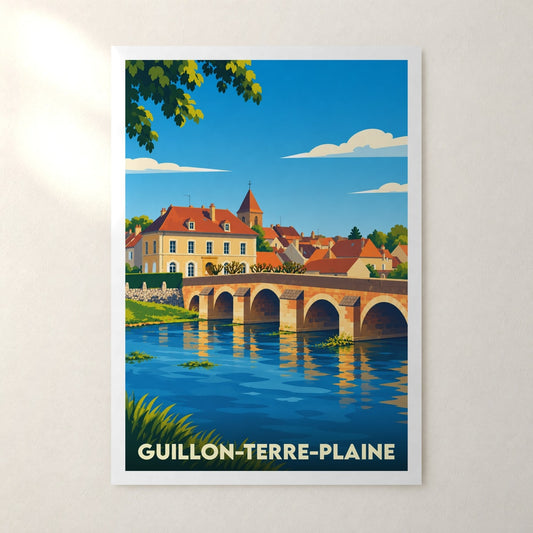 Affiche Guillon-Terre-Plaine – sans cadre, accrochée au mur