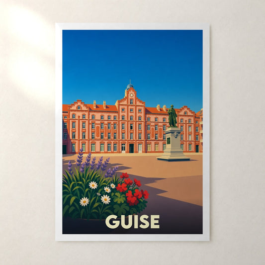 Affiche Guise – sans cadre, accrochée au mur