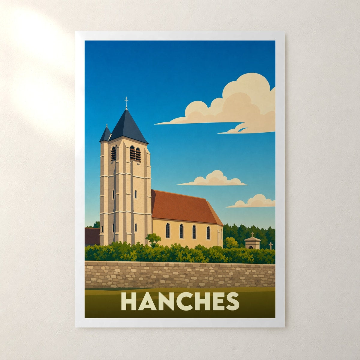 Affiche Hanches – sans cadre, accrochée au mur