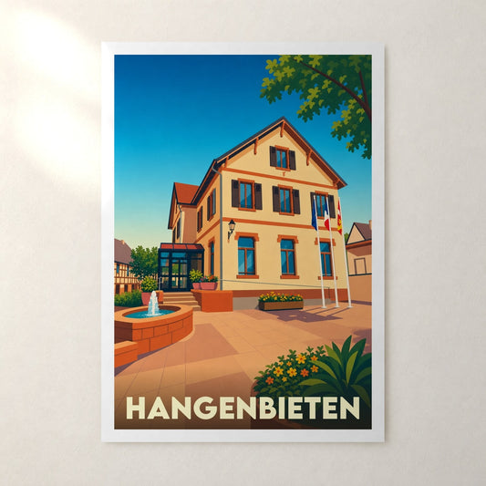 Affiche Hangenbieten – sans cadre, accrochée au mur