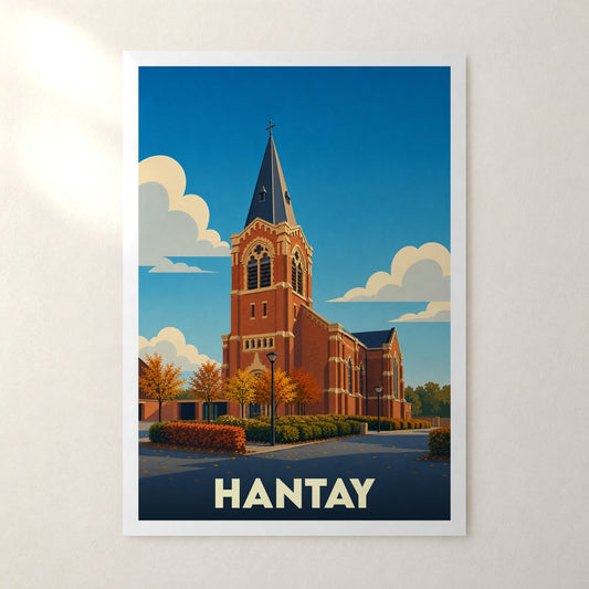 Affiche Hantay – sans cadre, accrochée au mur