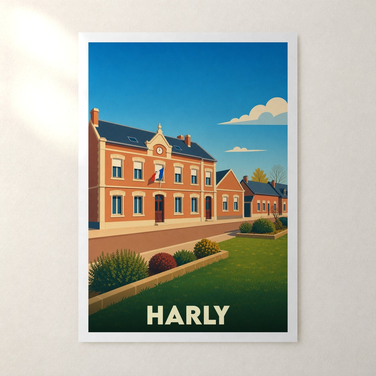 Affiche Harly – sans cadre, accrochée au mur