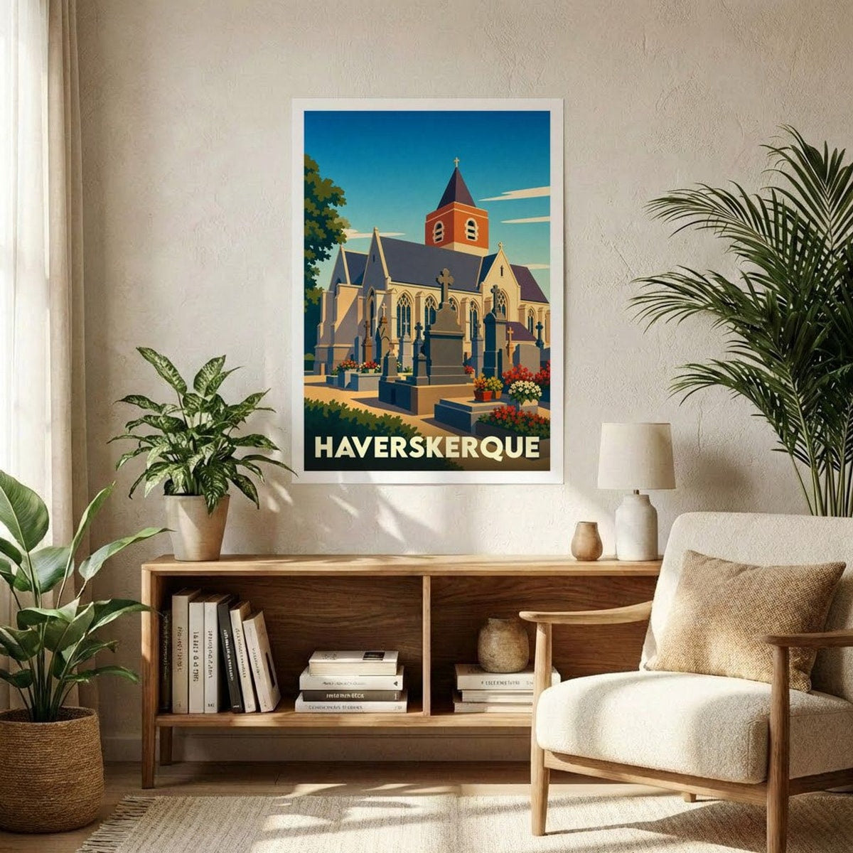 Affiche A1 (59,4 x 84,1 cm) Sans cadre souvenir de Haverskerque